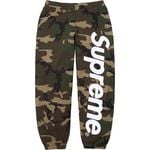 Supreme Satin Appliqué Sweatpant Woodland Camo