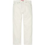 Supreme Slim Straight Selvedge Jean White