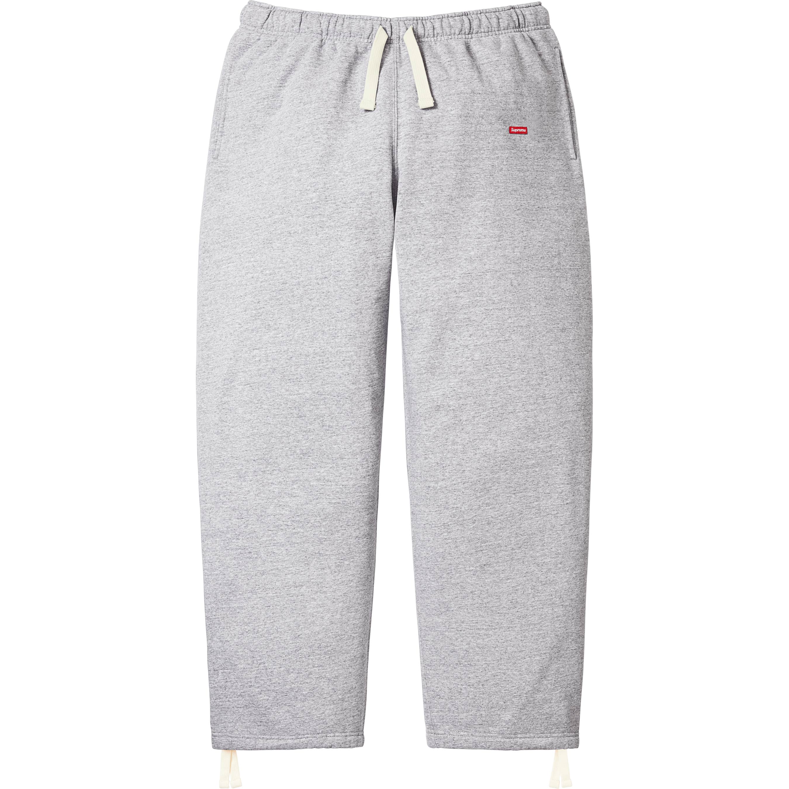 Supreme Small Box Drawstring Sweatpant Heather Grey