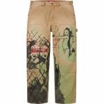 Supreme Supreme/Rita Ackermann Double Knee Painter Pant Tan
