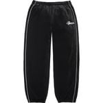 Supreme Velour Mesh Track Pant Black