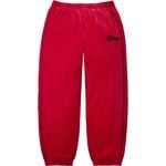Supreme Velour Mesh Track Pant Red