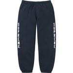 Supreme Washed Logo Sweatpant Navy