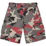 Supreme Cargo Short Red Camo