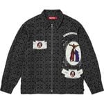 Supreme Devotion Flannel Zip Up Shirt Black