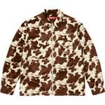 Supreme Faux Fur Zip Up Shirt Cow
