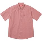 Supreme Gingham S/S Shirt Red