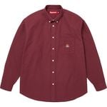 Supreme Loose Fit Oxford Shirt Burgundy