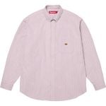 Supreme Loose Fit Oxford Shirt Lavender Stripe
