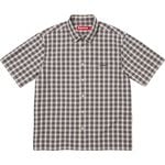 Supreme Mini Plaid S/S Shirt Stone