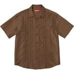 Supreme Pintuck S/S Shirt Brown