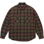 Supreme Quilted Lined Flannel Snap Shirt Brown