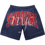 Supreme Rhinestone Mesh Short Navy