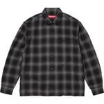 Supreme Shadow Plaid Rayon Shirt Black