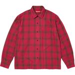 Supreme Shadow Plaid Rayon Shirt Magenta