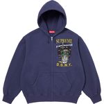 Supreme Supreme/DSNY Zip Up Hooded Sweatshirt Washed Navy