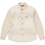 Supreme Worn Snap Painter Shirt Natural