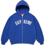 Supreme Arc Thermal Lined Zip Up Hooded Sweatshirt Royal