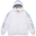 Supreme Connect Zip Up Hooded Sweatshirt Ash Grey