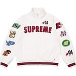 Supreme Mascots Zip Up Sweatshirt White
