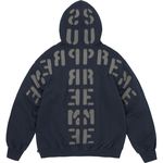 Supreme Mirrored Appliqué Hooded Sweatshirt Navy