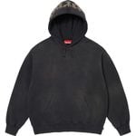 Overdyed Studded Hooded Sweatshirt