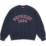 Supreme Plaid Arc Crewneck Navy