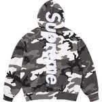 Supreme Satin Appliqué Hooded Sweatshirt Snow Camo