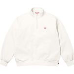 Supreme Small Box Half Zip Pullover White