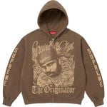 Supreme Supreme/DJ Screw Zip Up Hooded Sweatshirt Dusty Brown