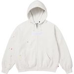 Supreme Supreme®/MM6 Maison Margiela Box Logo Zip Up Hooded Sweatshirt White