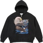 Supreme Supreme®/MM6 Maison Margiela Eagle Zip Up Hooded Sweatshirt Black