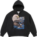 Supreme Supreme®/MM6 Maison Margiela Eagle Zip Up Hooded Sweatshirt Black