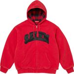 Supreme Supreme/SALEM Zip Up Hooded Sweatshirt Red