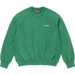 Washed Crewneck Green