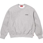 Supreme Washed Crewneck Heather Grey