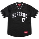 Supreme Baseball Jersey Black
