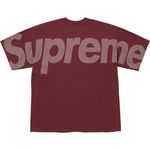 Supreme Checkerboard Intarsia S/S Top Burgundy