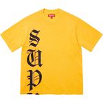 Supreme Cracked Vertical S/S Top Yellow