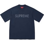 Supreme Hearts Studded S/S Top Navy