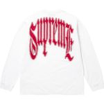 Supreme Intarsia L/S Top White