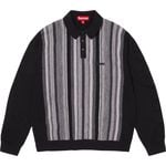Supreme Multi Stripe Polo Sweater Black