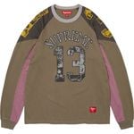 Supreme Paneled Raglan L/S Top Dark Olive