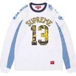 Supreme Paneled Raglan L/S Top White