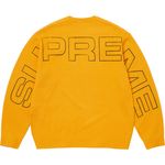 Supreme Pilled Sweater Gold