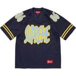 Supreme Reflective Football Jersey Navy