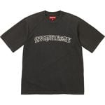 Supreme Rhinestone Raglan S/S Top Black
