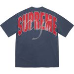 Rhinestone Script S/S Top Navy