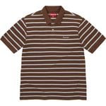 Supreme Stripe Polo Brown