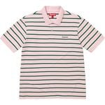 Supreme Stripe Polo Pink